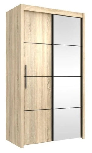 Inova Oak Sonoma Sliding Door Wardrobe - Nestium