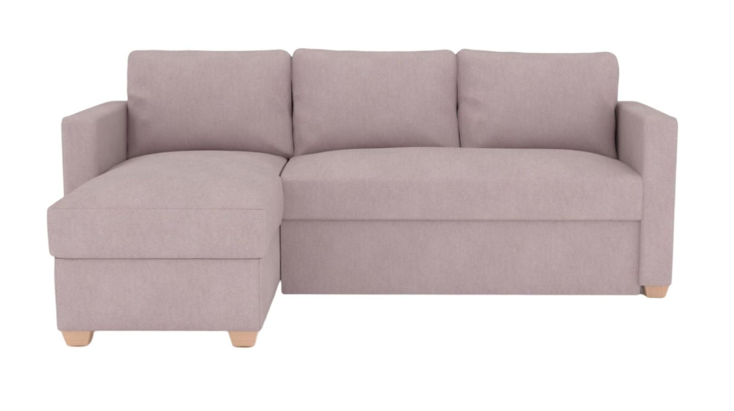 Oscar Sunningdale Heather Fabric Corner Sofa Bed - Nestium