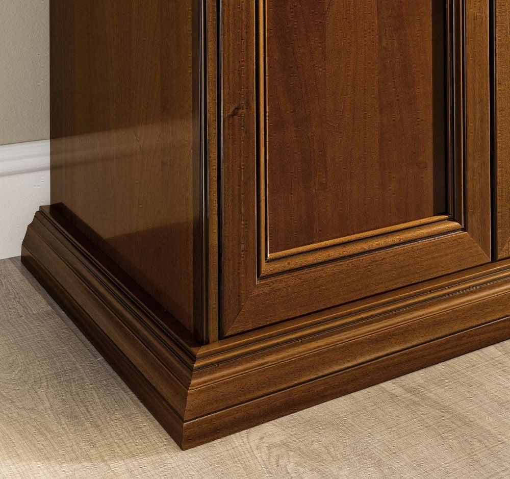 Camel Treviso Night Cherry Wood Italian 4 Door Wardrobe - Nestium