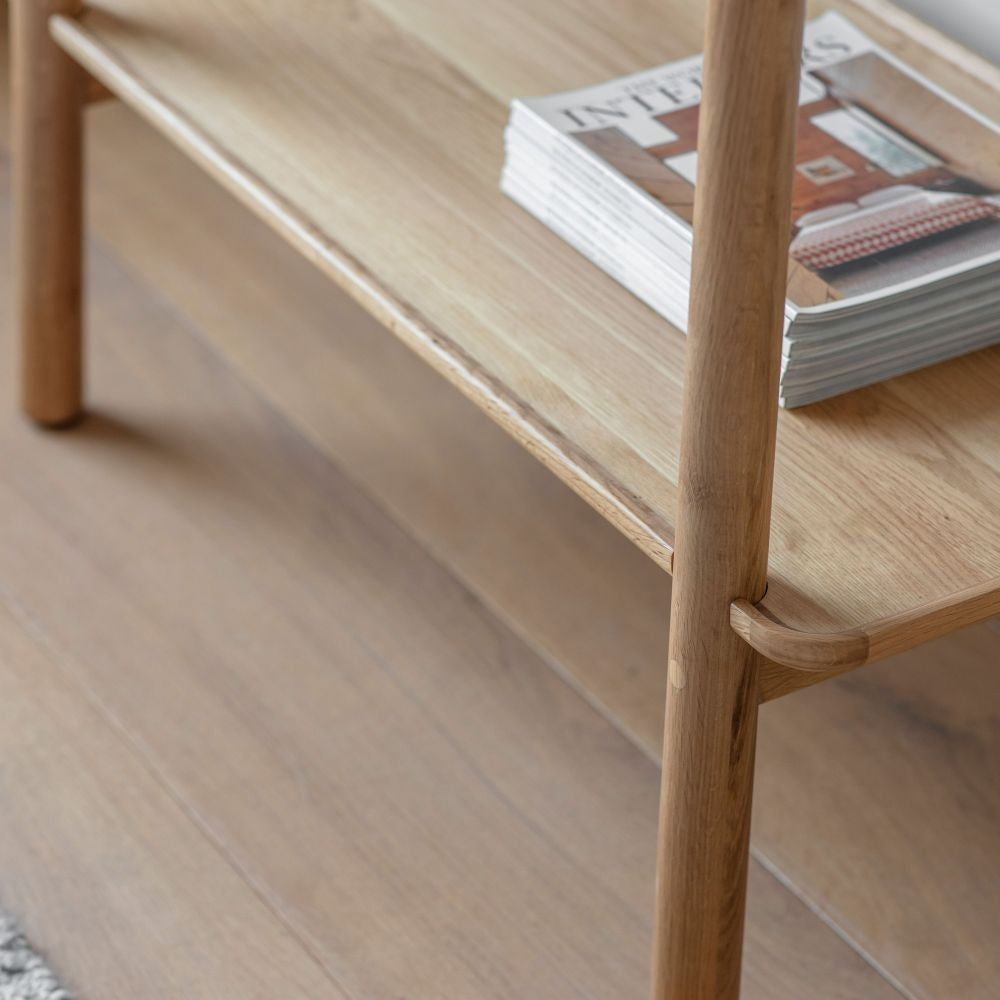 Kingham Natural Oak Open Wardrobe - Nestium