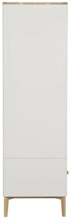 Vida Living Marlow Cashmere Oak 2 Door 1 Drawer Combi Wardrobe - Nestium