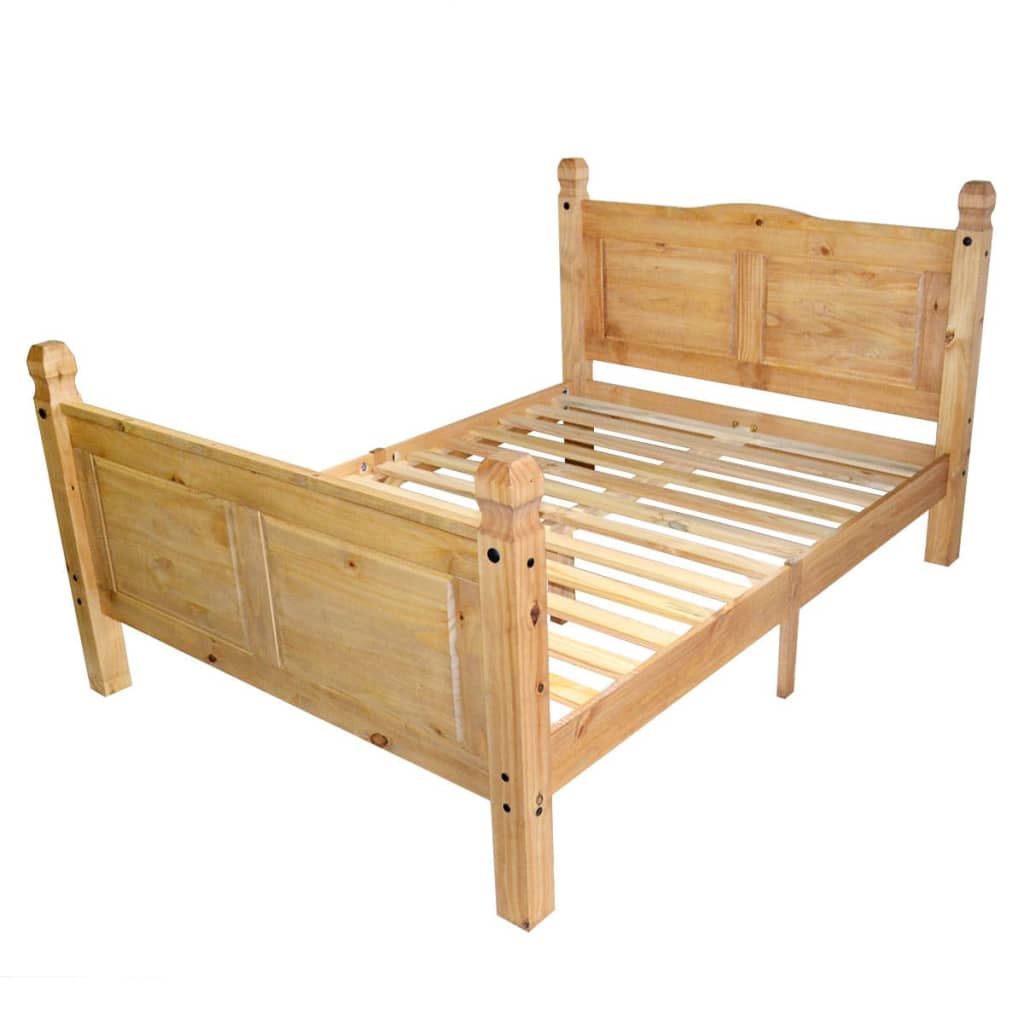 Bed Frame Mexican Pine Corona Range 160X200 Cm