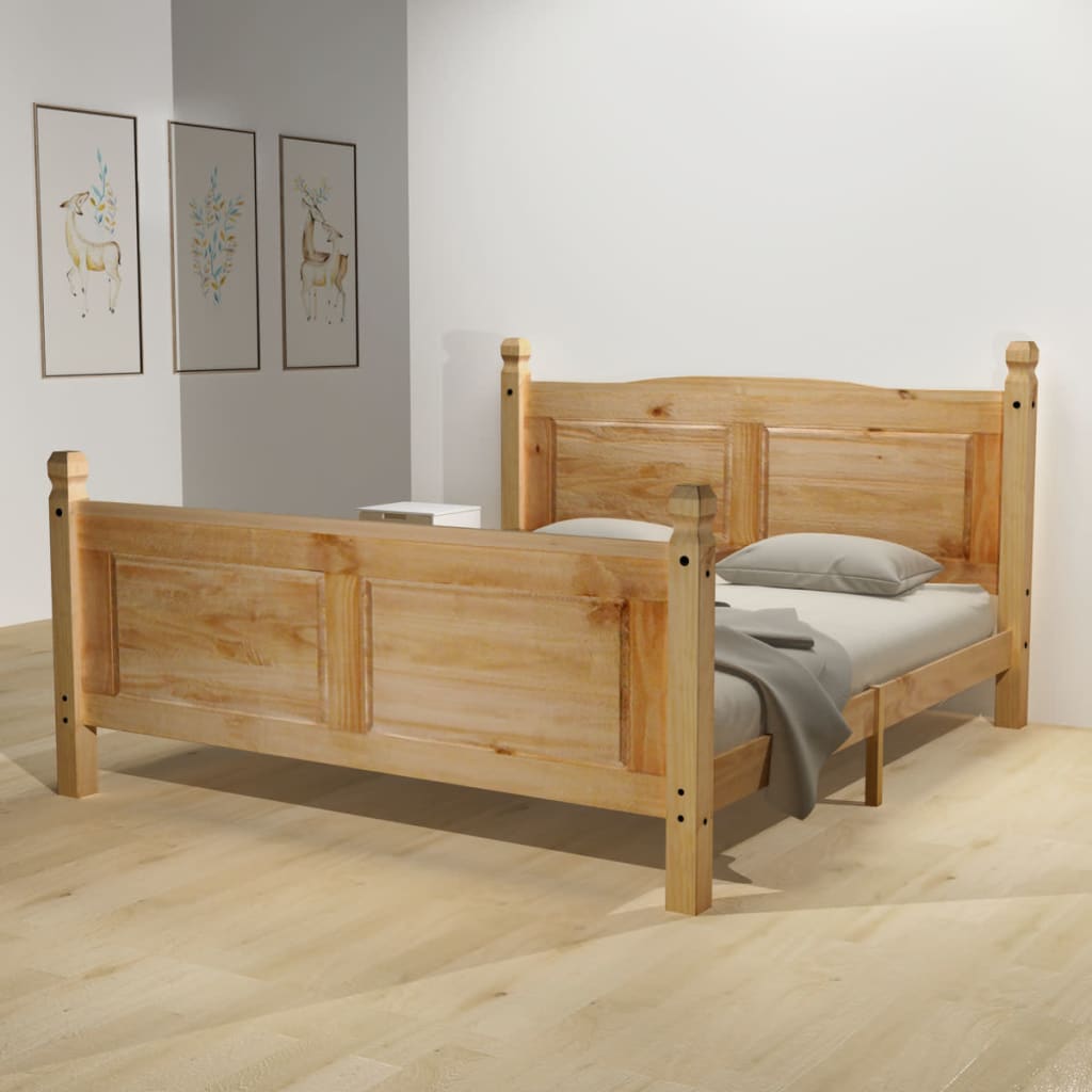Bed Frame Mexican Pine Corona Range 160X200 Cm