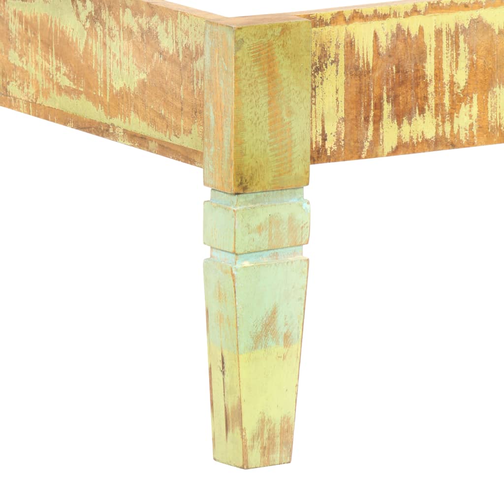 Bed Frame Solid Reclaimed Wood 120X200 Cm