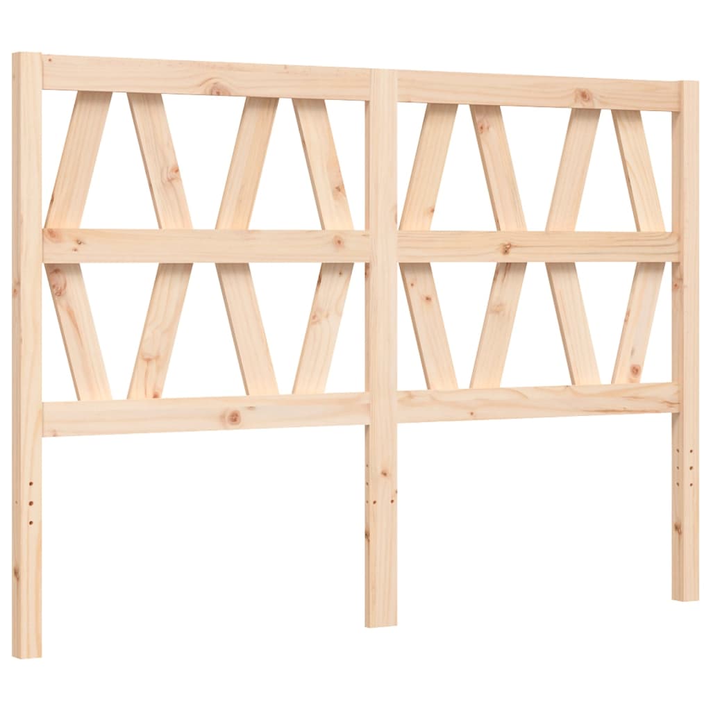 Bed Frame Without Mattress Double Solid Wood