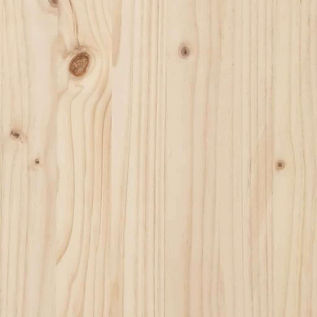 Bed Frame Without Mattress Double Solid Wood