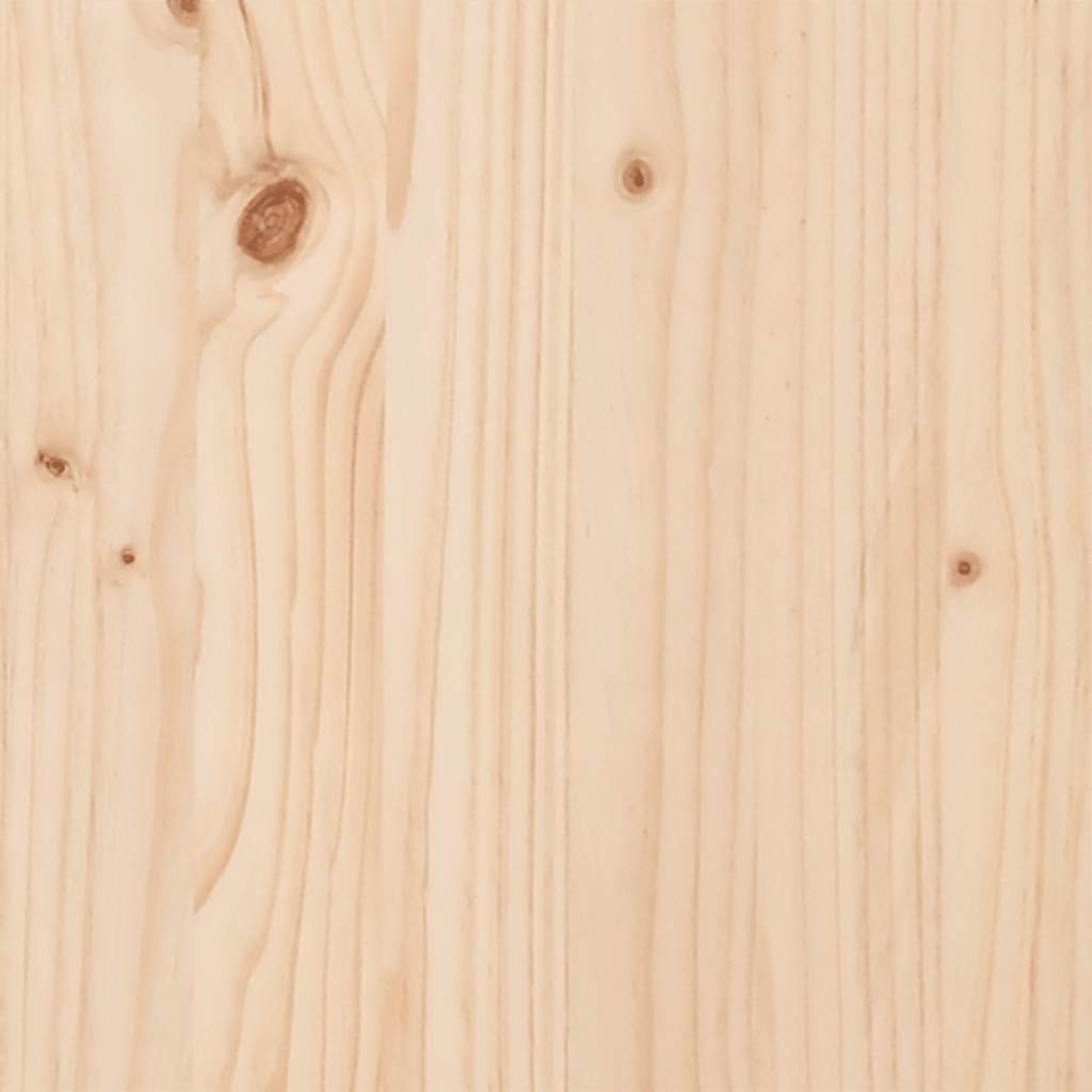 Bed Frame Without Mattress 90X190 Cm Single Solid Wood Pine