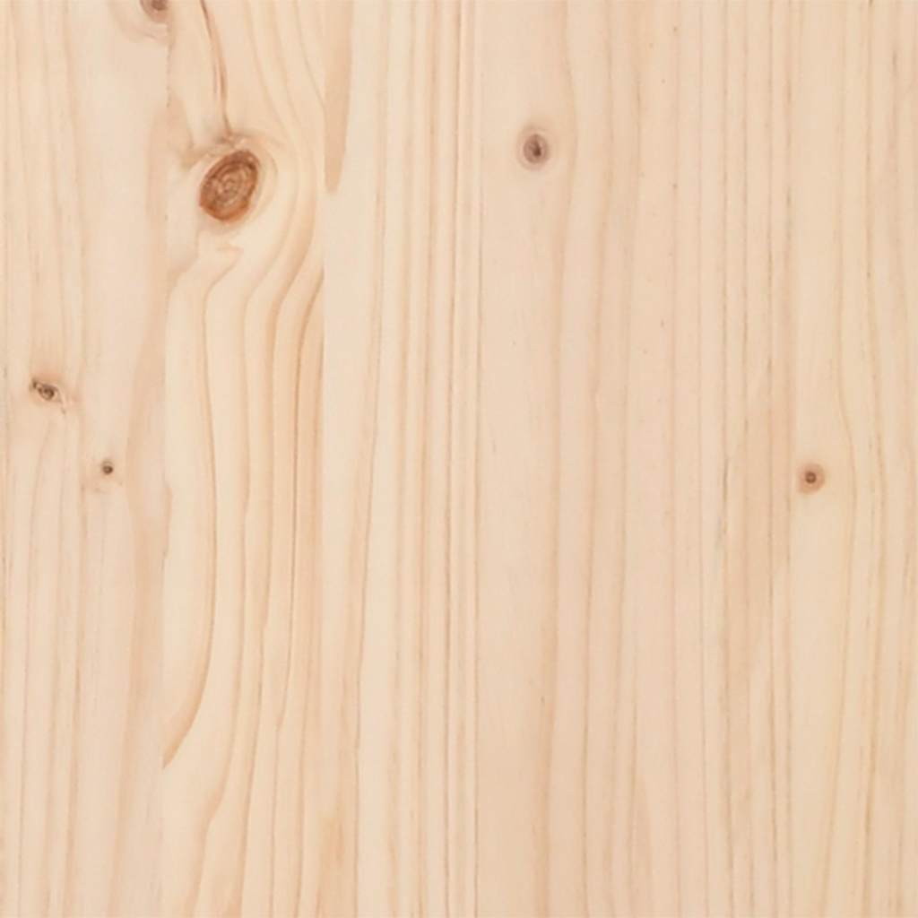 Bed Frame Without Mattress 90X190 Cm Single Solid Wood Pine