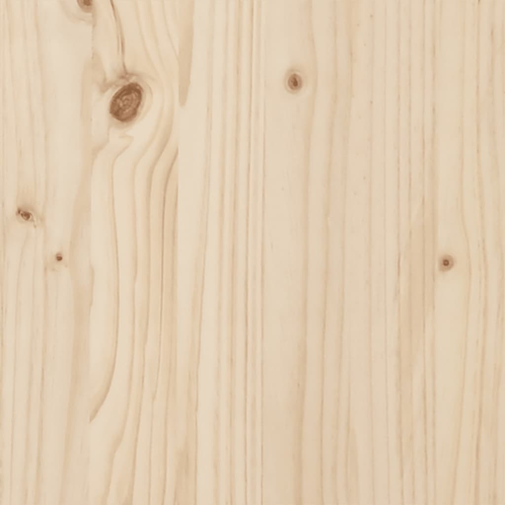 Bed Frame Without Mattress 90X190 Cm Single Solid Wood Pine