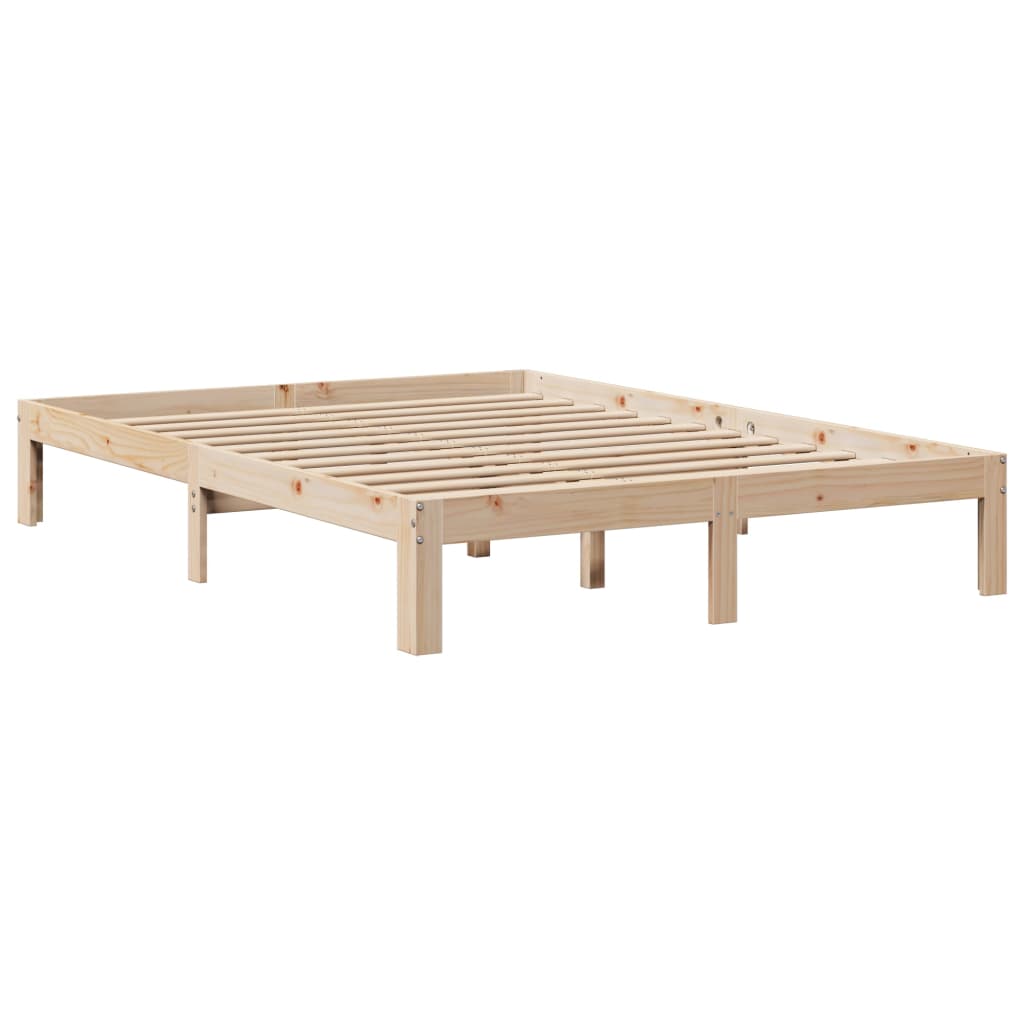 Bed Frame With Headboard Without Mattress 150X200 Cm King Size