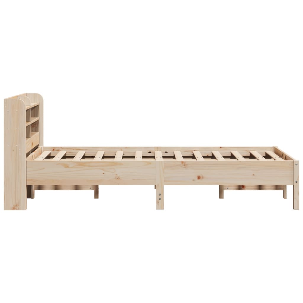 Bed Frame Without Mattress 90X190 Cm Single Solid Wood Pine
