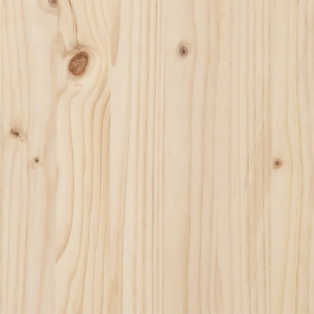 Bed Frame Without Mattress 90X190 Cm Single Solid Wood Pine