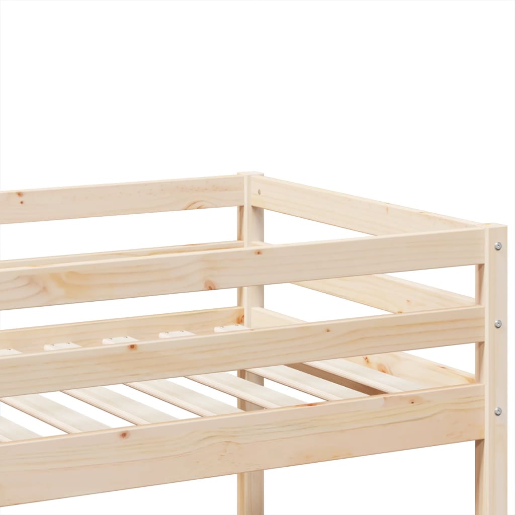 Bunk Bed 80X200 Cm Solid Wood Pine