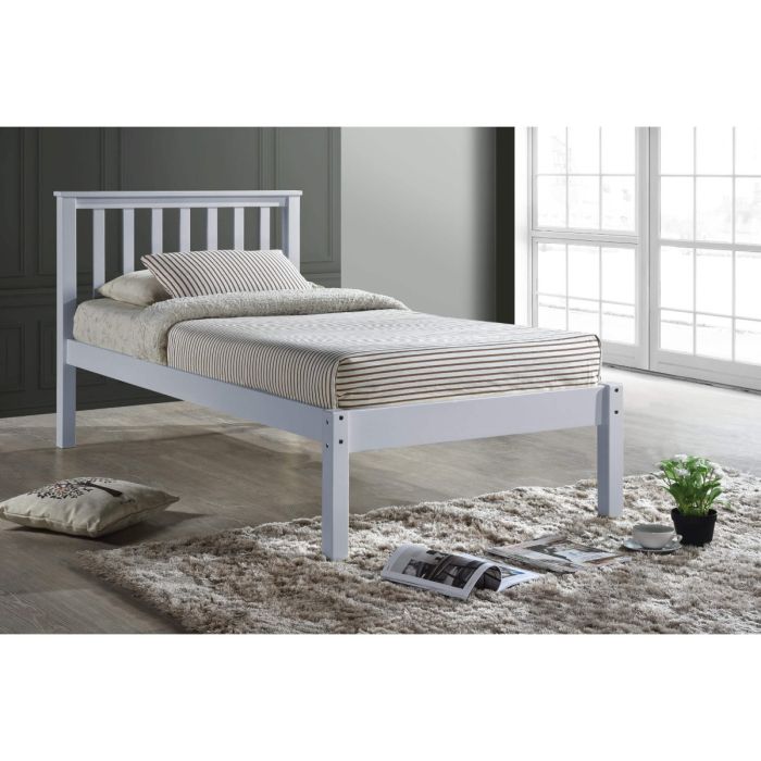 Vintage Charm Rutland Classic Solid Wooden Single Bed in Antique Pine Finish - Nestium
