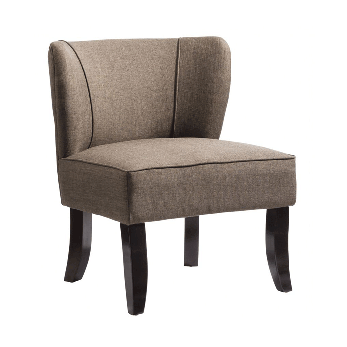 Elegantly Crafted Set of 2 Beige Fabric Chairs - Dorchester Collection with Antique Charm - Nestium