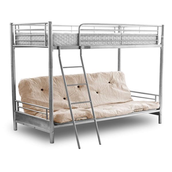 Lavinia Beige Fabric Single Futon Mattress - Versatile Sofa Bed for Cozy Living Spaces - Nestium