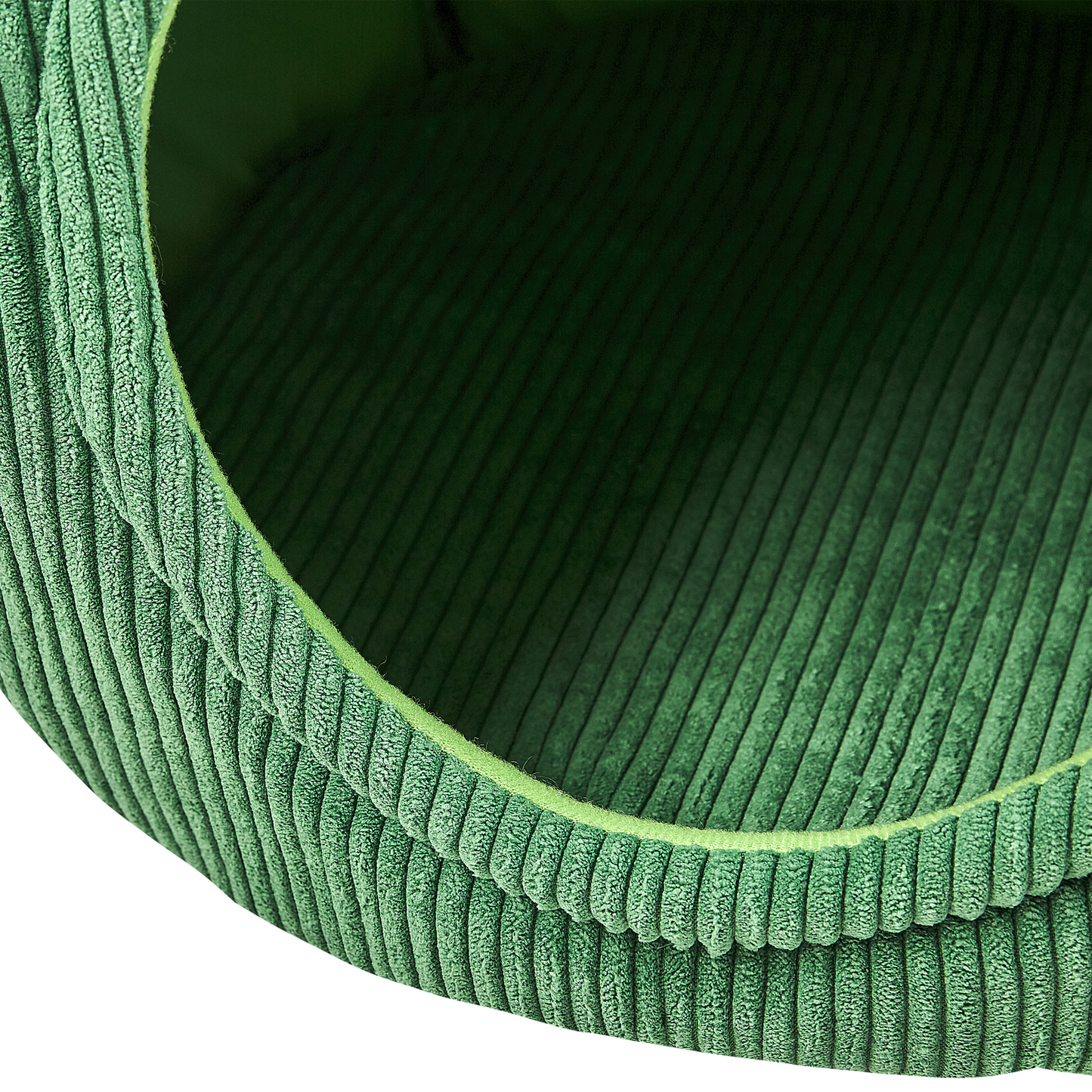 Cactus Shaped Felt Pet Bed in Green Corduroy