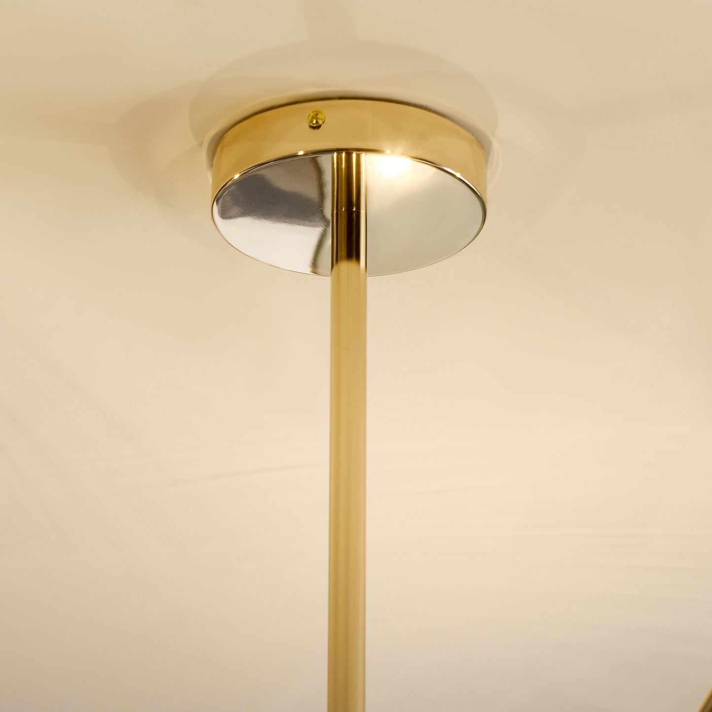 HOMCOM odern Sputnik Ceiling Lights, 10-Light Chandelier for Bedroom Living Room with E27 Base, Gold Tone
