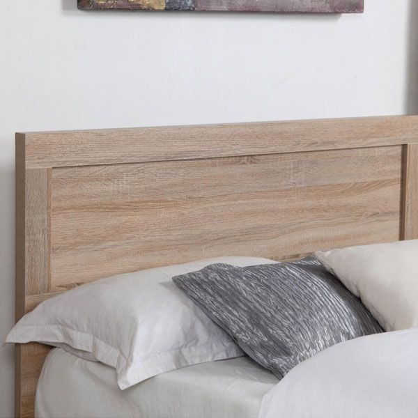 Hermione Ottoman King Size Bed - Oak - Nestium