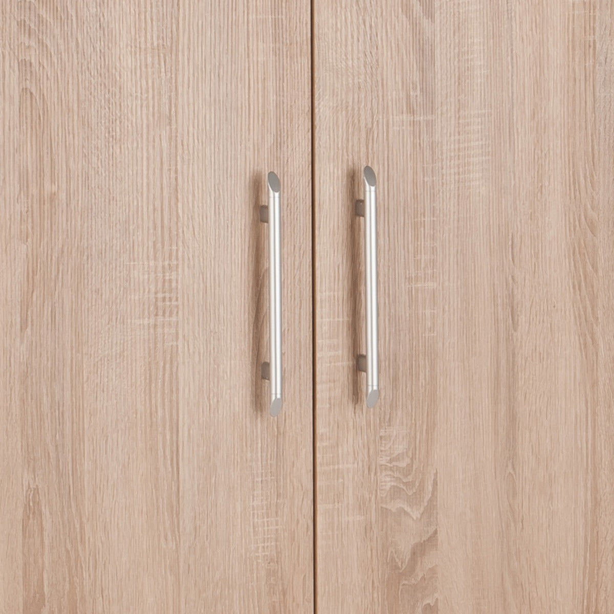 Helsinki Oak Effect 2 Door Wardrobe with Shelf and Hanging Rail