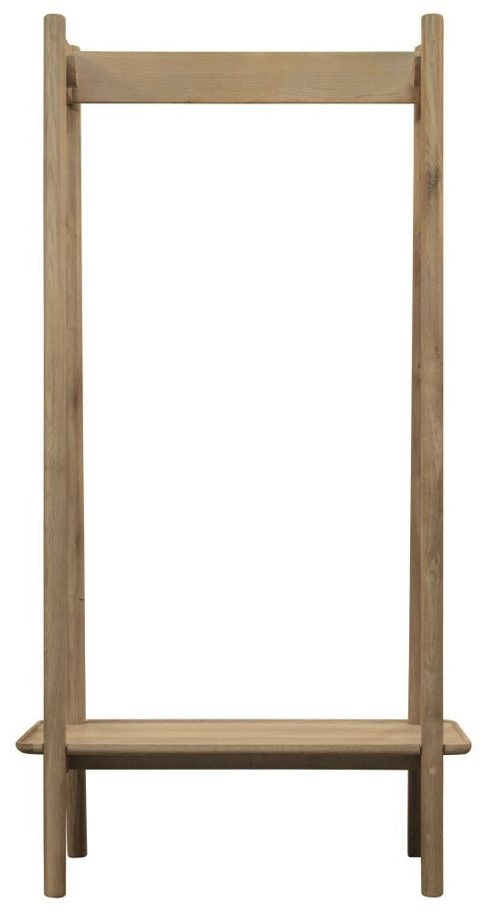 Kingham Natural Oak Open Wardrobe - Nestium