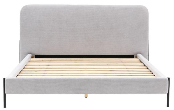 Oslo 4ft 6in Double Fabric Bed - Comes in Light Grey and Dark Grey Options