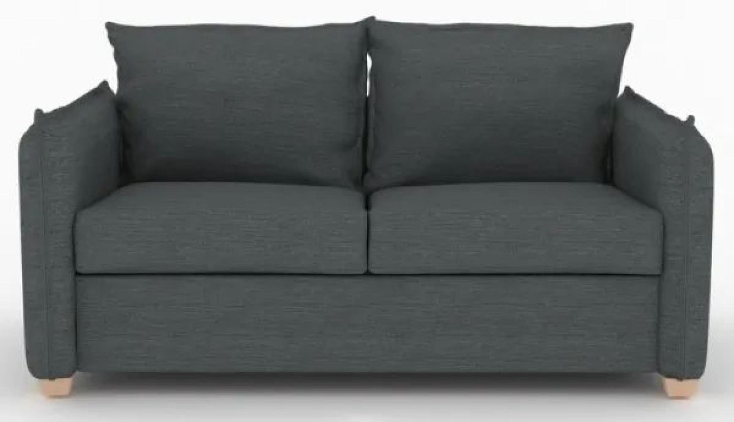 Oliver Dalton Charcoal Fabric 2 Seater Sofa Bed