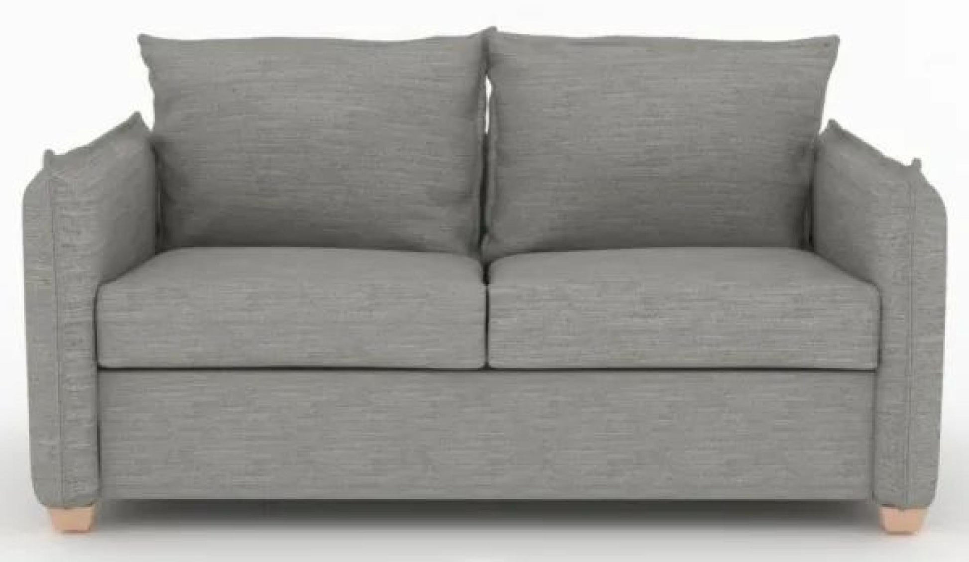 Oliver Dalton Steel Grey Fabric 2 Seater Sofabed - Nestium