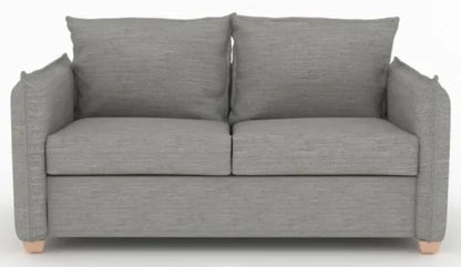 Oliver Dalton Steel Grey Fabric 2 Seater Sofabed - Nestium