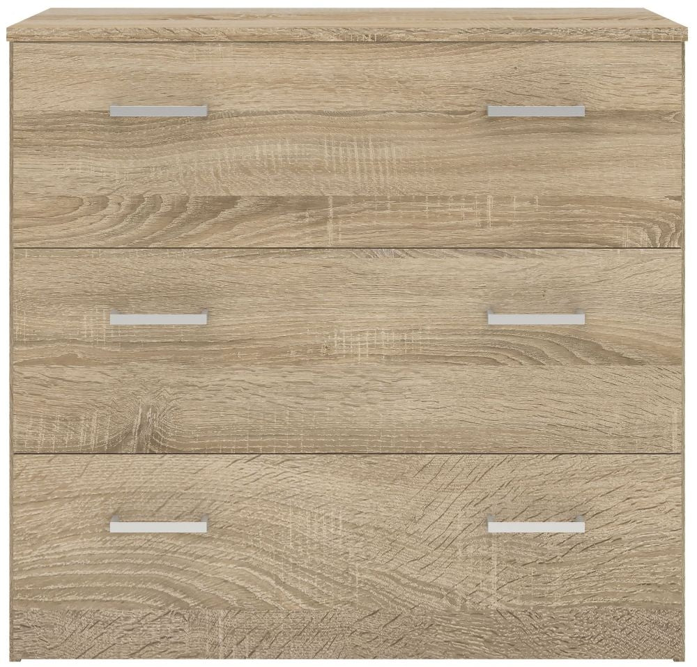 Space Chest of 3 Drawer in Oak
