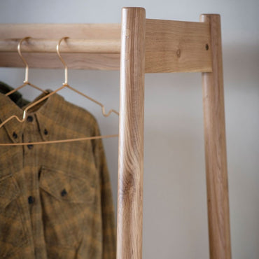 Kingham Natural Oak Open Wardrobe - Nestium