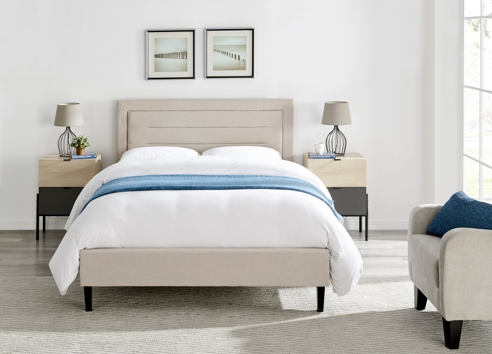 Limelight Picasso Biscuit Fabric Bed