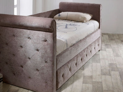 Limelight Zodiac Mink Velvet Day Bed with Guest Bed - Nestium