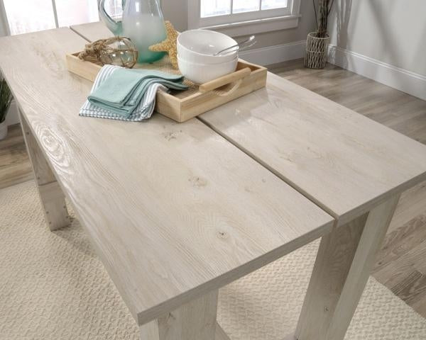 Teknik Counter Height Chalked Chestnut Bench Desk