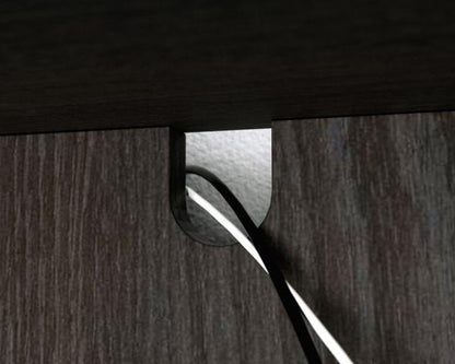 Teknik Hudson Charcoal Ash Bedside Cabinet