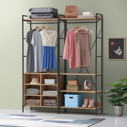 Claire 4 Shelves Wardrobe - Nestium