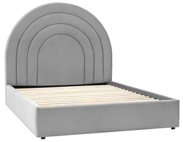 Arch 5ft King Size Fabric Bed - Comes in Grey, Blue, Green and Pink Options