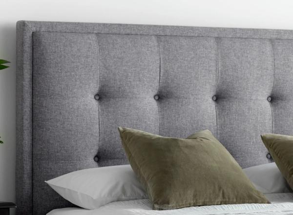Kaydian Falmer Marbella Grey Fabric Ottoman Storage TV Bed