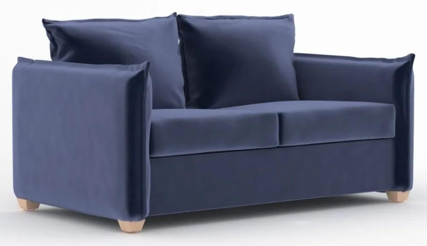 Oliver Sunningdale Midnight Blue Fabric 2 Seater Sofa Bed