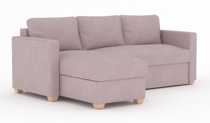 Oscar Sunningdale Heather Fabric Corner Sofa Bed - Nestium