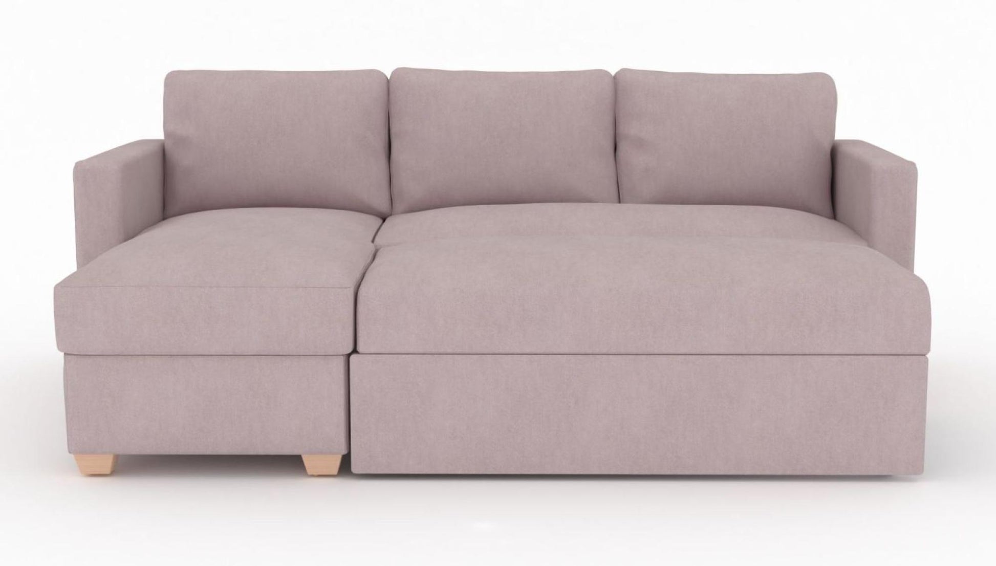 Oscar Sunningdale Heather Fabric Corner Sofa Bed - Nestium