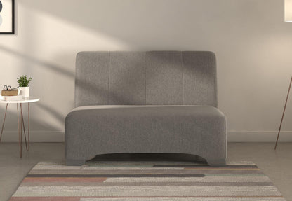 Orla Grey Carina Ash 2 Seater Fabric Pull Out Sofa Bed