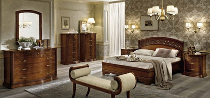 Camel Torriani Night Walnut Italian VIP 5 Drawer Chest - Nestium