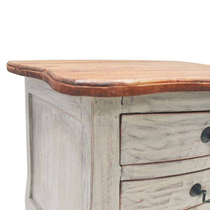 Bedside Cabinet Solid Reclaimed Wood 48X35X64 Cm