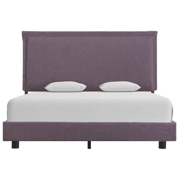 Bed Frame Without Mattress Taupe Fabric 135X190 Cm Double