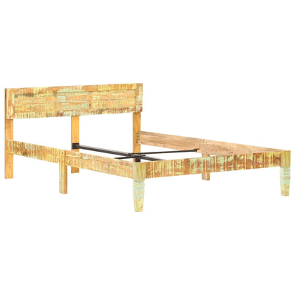 Bed Frame Solid Reclaimed Wood 120X200 Cm