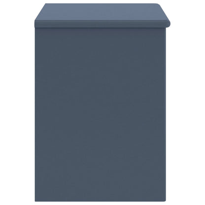 Bedside Cabinet Light Grey 35X30X40 Cm Solid Pinewood