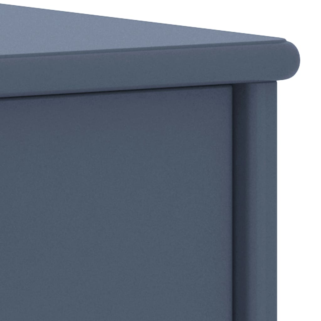 Bedside Cabinet Light Grey 35X30X40 Cm Solid Pinewood