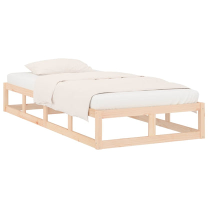 Bed Frame 90X200 Cm Solid Wood