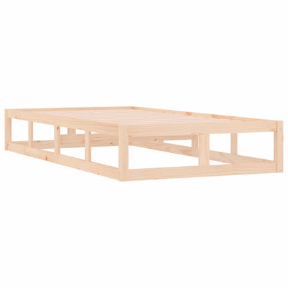 Bed Frame 90X200 Cm Solid Wood